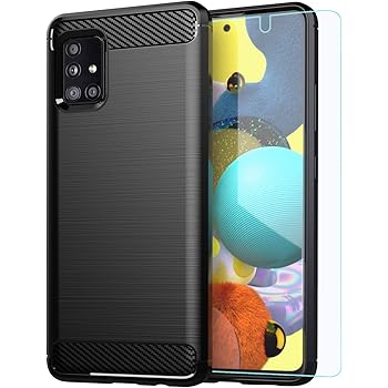Amazon Com Samsung A51 5g Case Galaxy A51 5g Case With Hd Screen Protector M Maikezi Soft Tpu Slim Fashion Non Slip Protective Phone Case Cover For Samsung Galaxy A51 5g Black Brushed Tpu Electronics