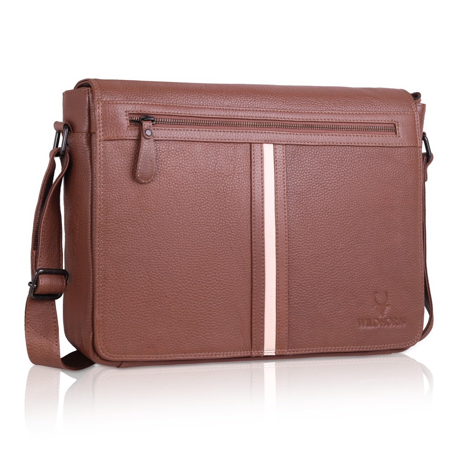 wildhorn Genuine Leather Laptop Messenger Bag for Men | Designed to Fit Laptops up to 14 Inches | Backed by a 1-Year Warranty-picture-33