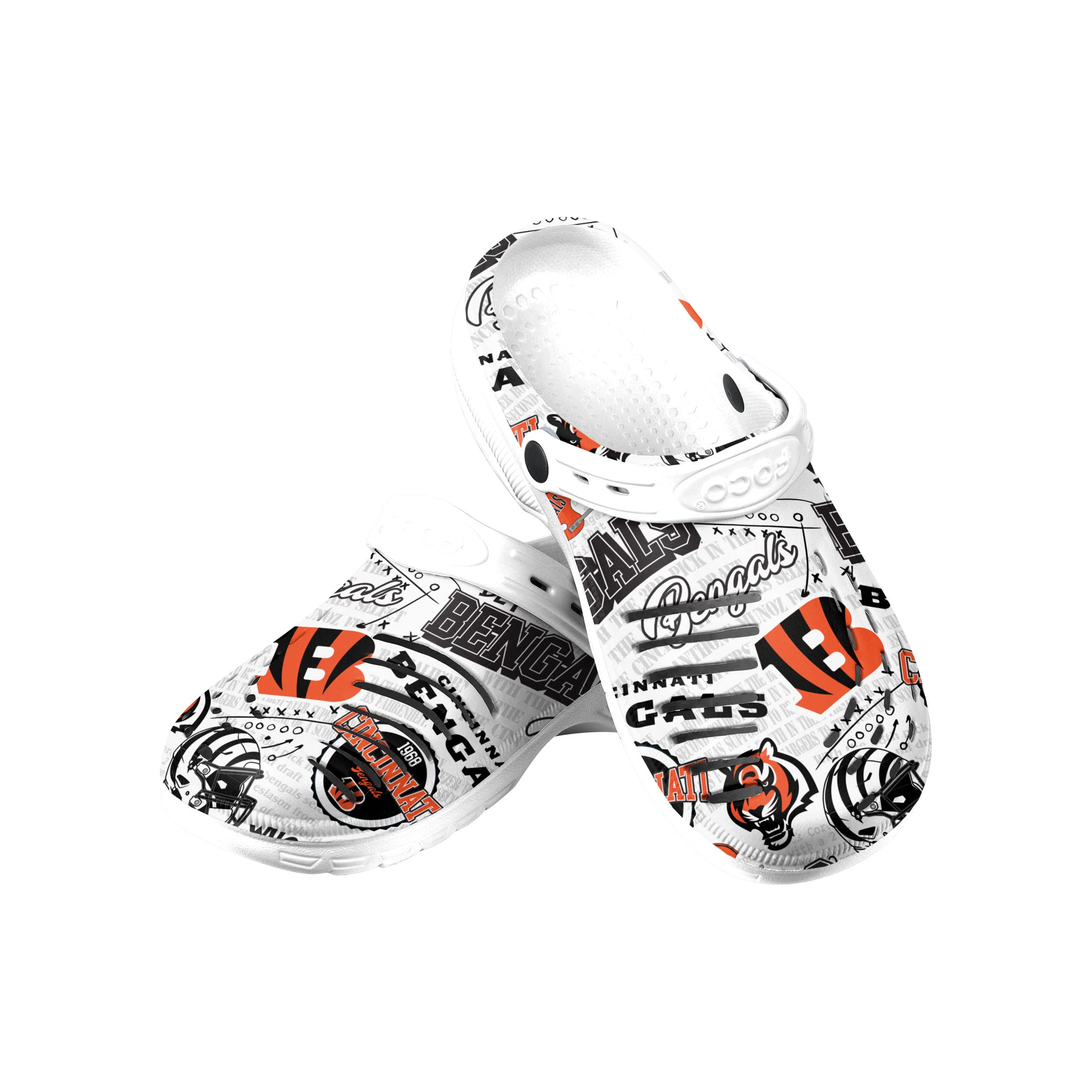 FOCO Arizona Cardinals NFL Mens Historic Print Clog with Strap