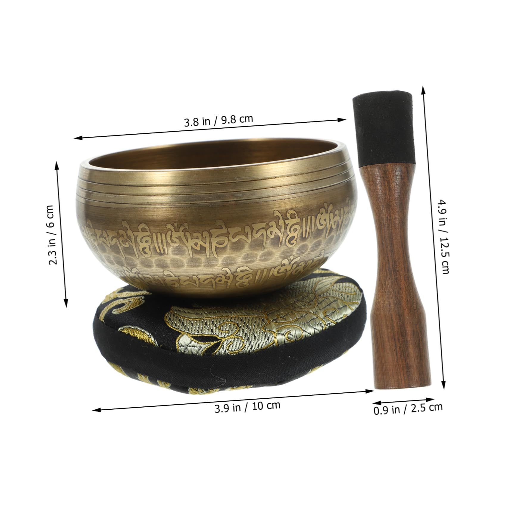 FUNOMOCYA Meditation Tools Singing Bowl Yoga Meditation Bowl for Mindfulness and Relaxation for Ages
