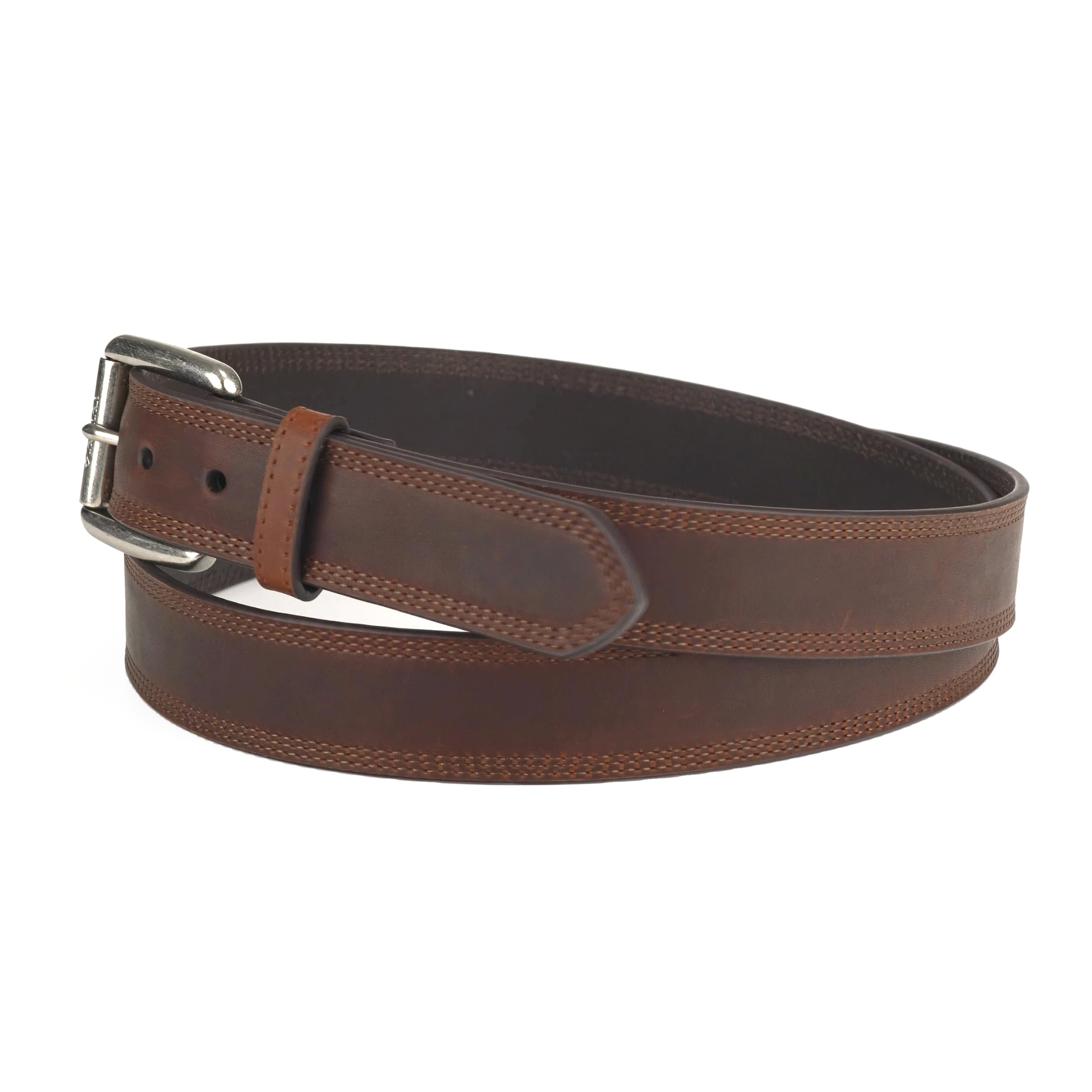 ARIAT Cintura da uomo a tripla fila con fibbia a rullo rimovibile, Rame, 48 (46-48" Waist)