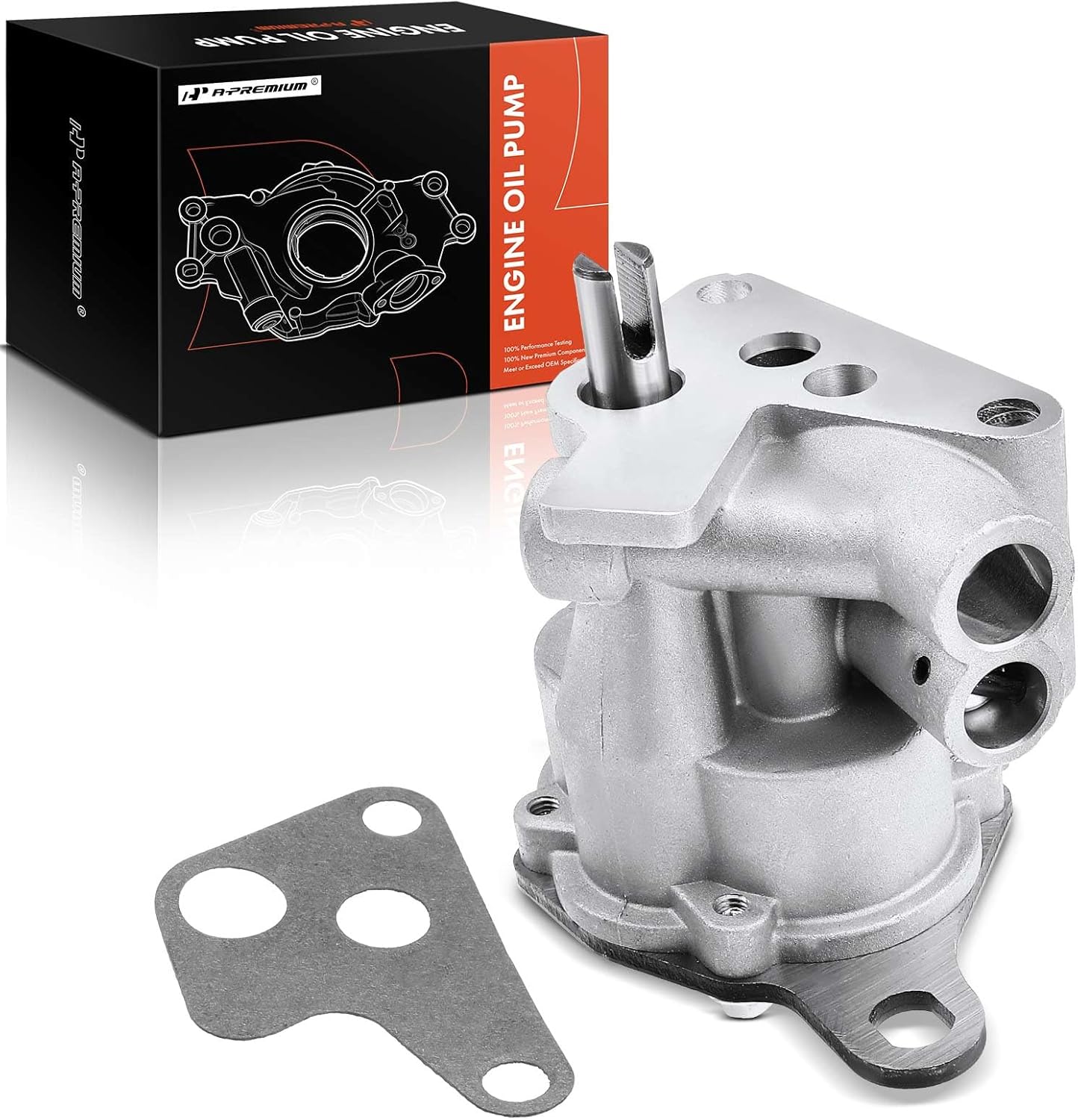 A-Premium Engine Oil Pump Compatible with Jeep Grand Cherokee, Wrangler, Cherokee, CJ5, CJ7, Comanche, DJ5, Wagoneer & Dodge Dakota & Eagle & AMC, 2.5L 4.0L 4.2L, with Gasket