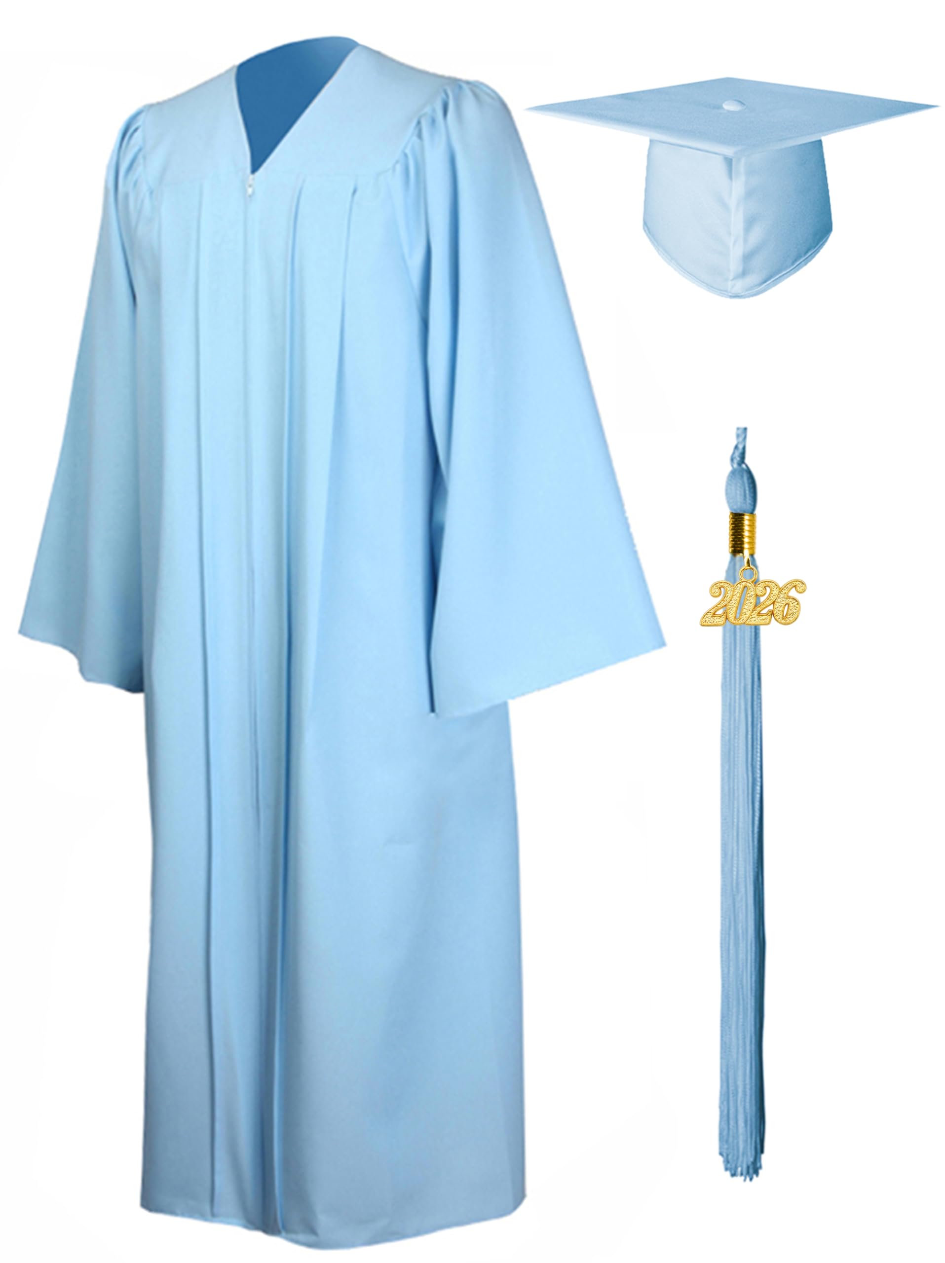 Snapklik.com : GraduationMall Matte Graduation Gown Cap Tassel Set 2026 ...