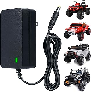24V Battery Charger for Ride on Toys,24V Charger for Ride on Car Best Choice Products SUV Powered Accessories,24 Volt Kids Battery Charger with Charging Indicator Light for Baby Carriage Ride Toy