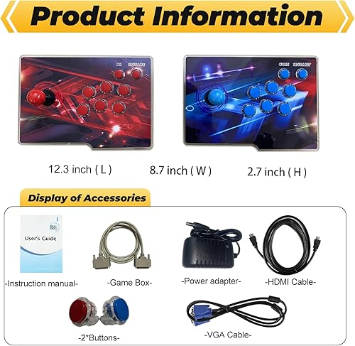 Miniatura 4 de Pandora Box Console 29800 juegos de arcade en 1, máquina de juego retro para proyector de TV PC, soporta hasta 4 jugadores, salida Full HD,