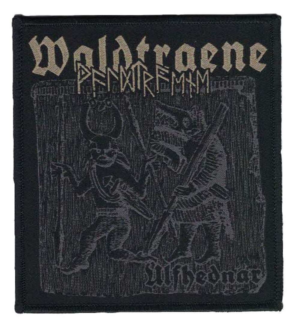 Waldtraene - Ulfhednar patch, black, 9 x 10 cm