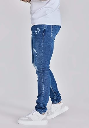 Slim Blue Jeans by SikSilk