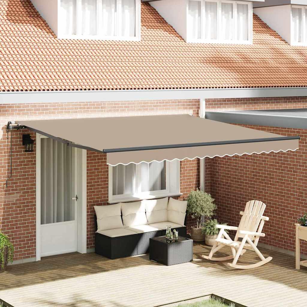 Tenda rettangolare con telecomando, impermeabile e UV, meccanismo morbido per balcone o patio, protezione solare e durata all'aperto