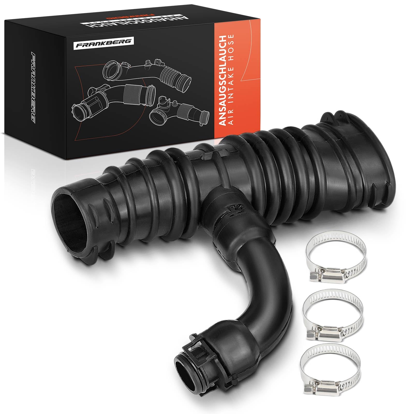 Frankberg Air Intake Hose Air Intake Pipe Diesel Compatible with Focus C-Max DM2 Focus II Turnier DA DS FFS Focus II DA DP HCP Replace# 1336611,1324908
