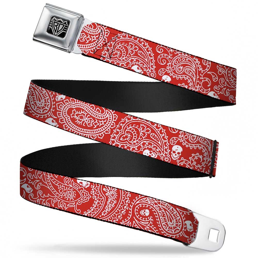 Buckle Down Kids Adjustable Seatbelt Belt - 1 Inch Wide, Fits Sizes 4-20, Fun Pride Design, Made In USA - View #4