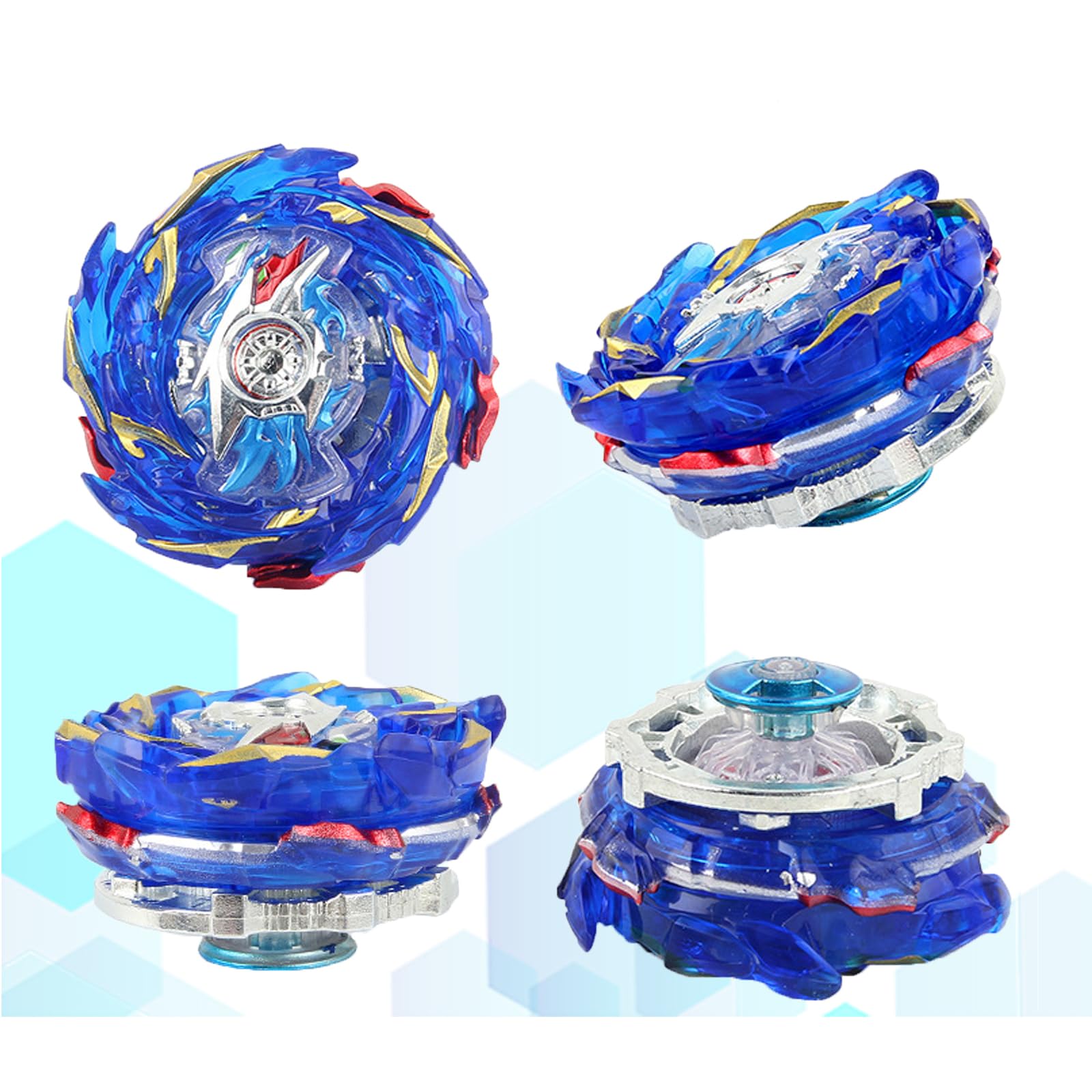Gyroscope Turbos Kit toupie de Combat 4D Arena Metal Fusion avec Lanceur de Bataille, Coffret Cadeau (174-1+174-2)
