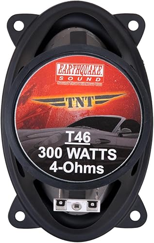 Miniatura 5 de Earthquake Sound T46 - Altavoces coaxiales de 2 vías serie TNT de 4 x 6 pulgadas, color negro