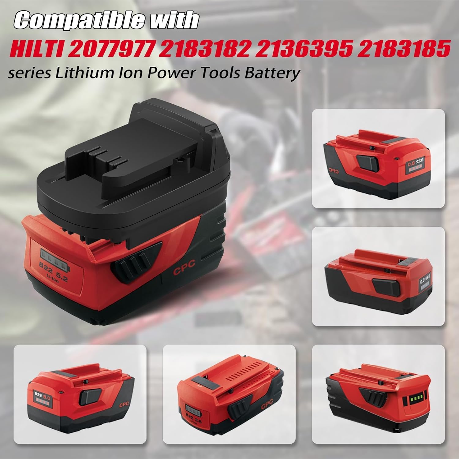 Amazon.co.jp: DEWDYS HLT22MIL バッテリーアダプター Hilti 22V B22