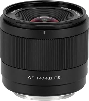 VILTROX 14mm f4.0 FE, AF 14mm f/4 E Mount Full Frame Lens for Sony e-Mount, Prime Wide Angle Lens for Sony a6400 a6500 a6600 ZV-E10 FX30 A6700 a7C ZV-E10II a7III a7RIII a7IV a7RIV