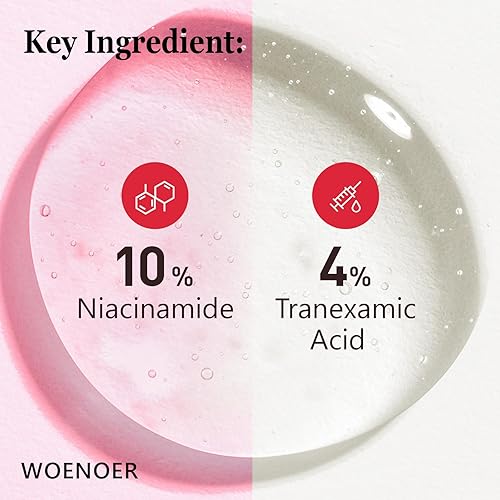 Miniatura 3 de Suero de niacinamida 10% + 4% ácido Txa facial  Minimiza los poros, hidrata la piel, fórmula antienvejecimiento para piel opaca y líneas finas, sin