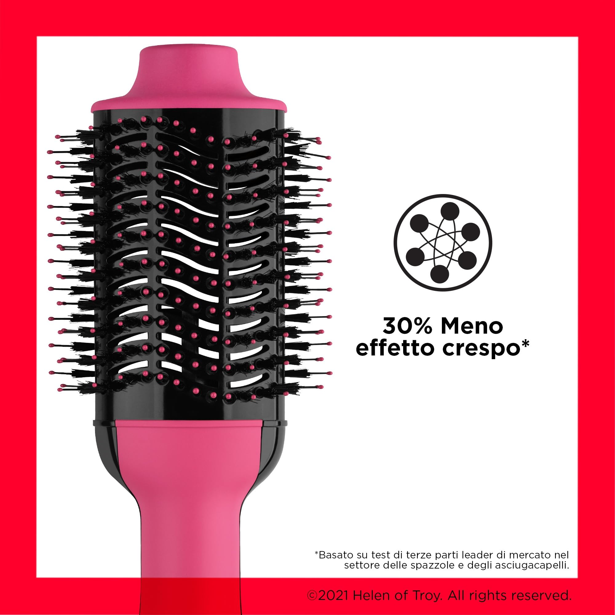 Revlon One-Step Asciugacapelli Volumizzante - Novità Pink Edition (One-Step, Tecnologia Ionica e Ceramica, capelli medi e lunghi) RVDR5222PUK