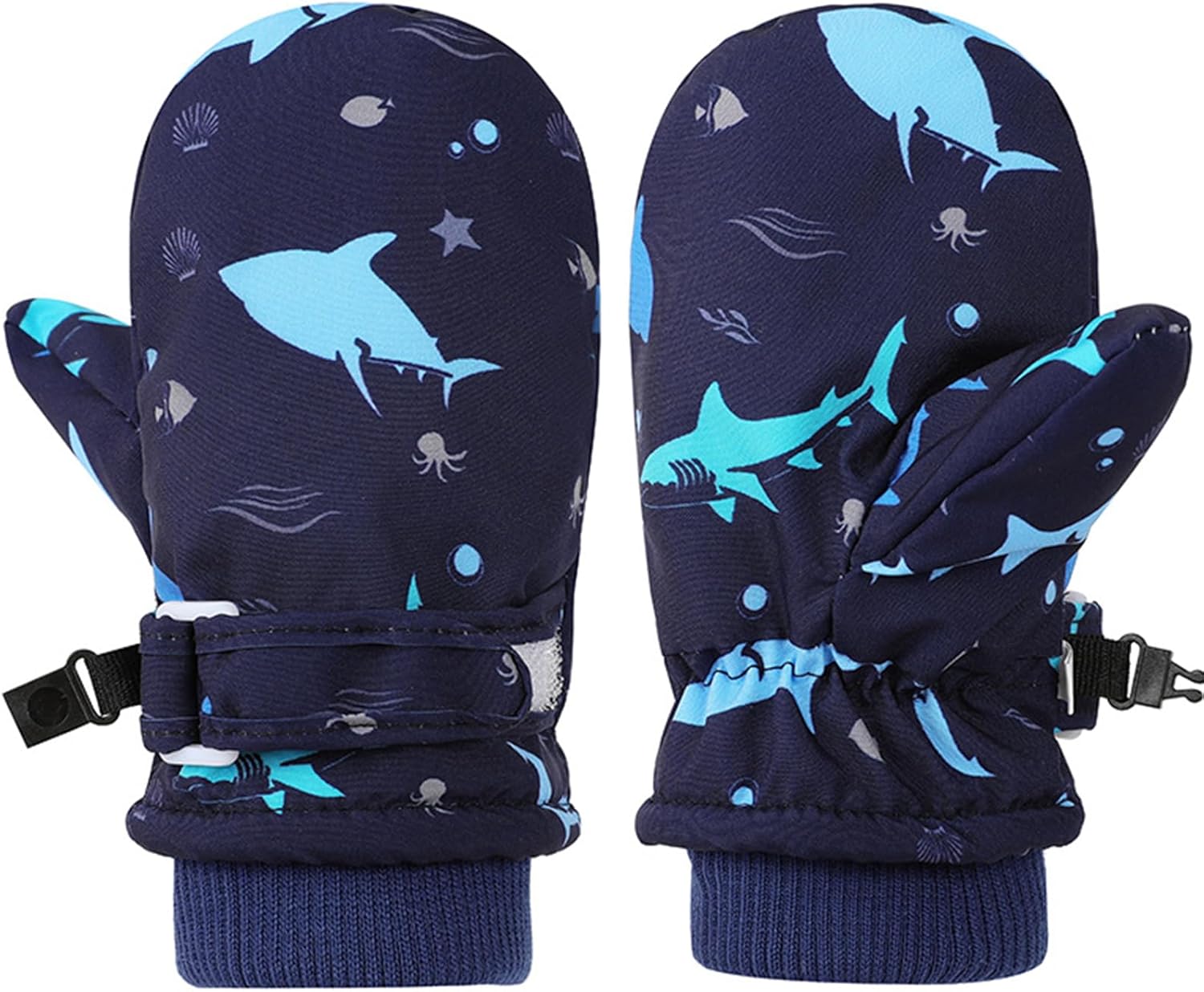 Toddler Snow Gloves Toddler Waterproof Mittens Kids Ski Gloves Fleece Lined Kids Mittens Winter for Boys Girls - Image 2