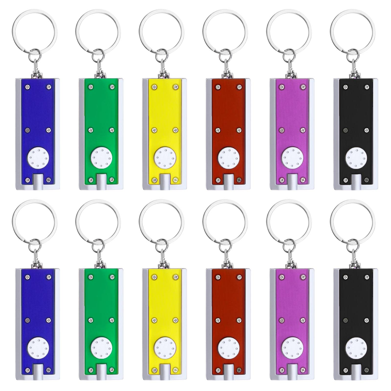 Porte-clés Lampe LED Mini - Orange, Pour Randonnée, Camping, Outdoor (neuf)
