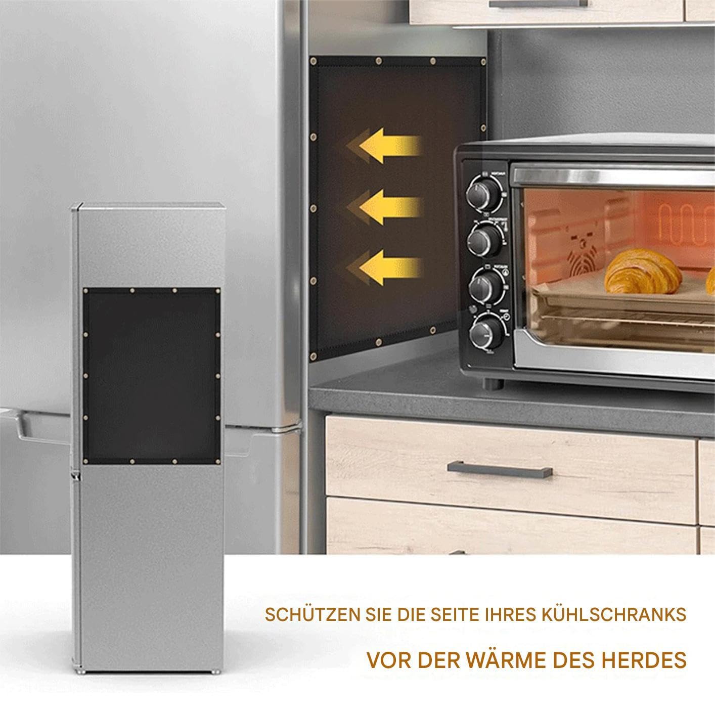 Holzofenwandschild, Hitzeschild hinter Grill Hinter Grill Hitzeschildmatte