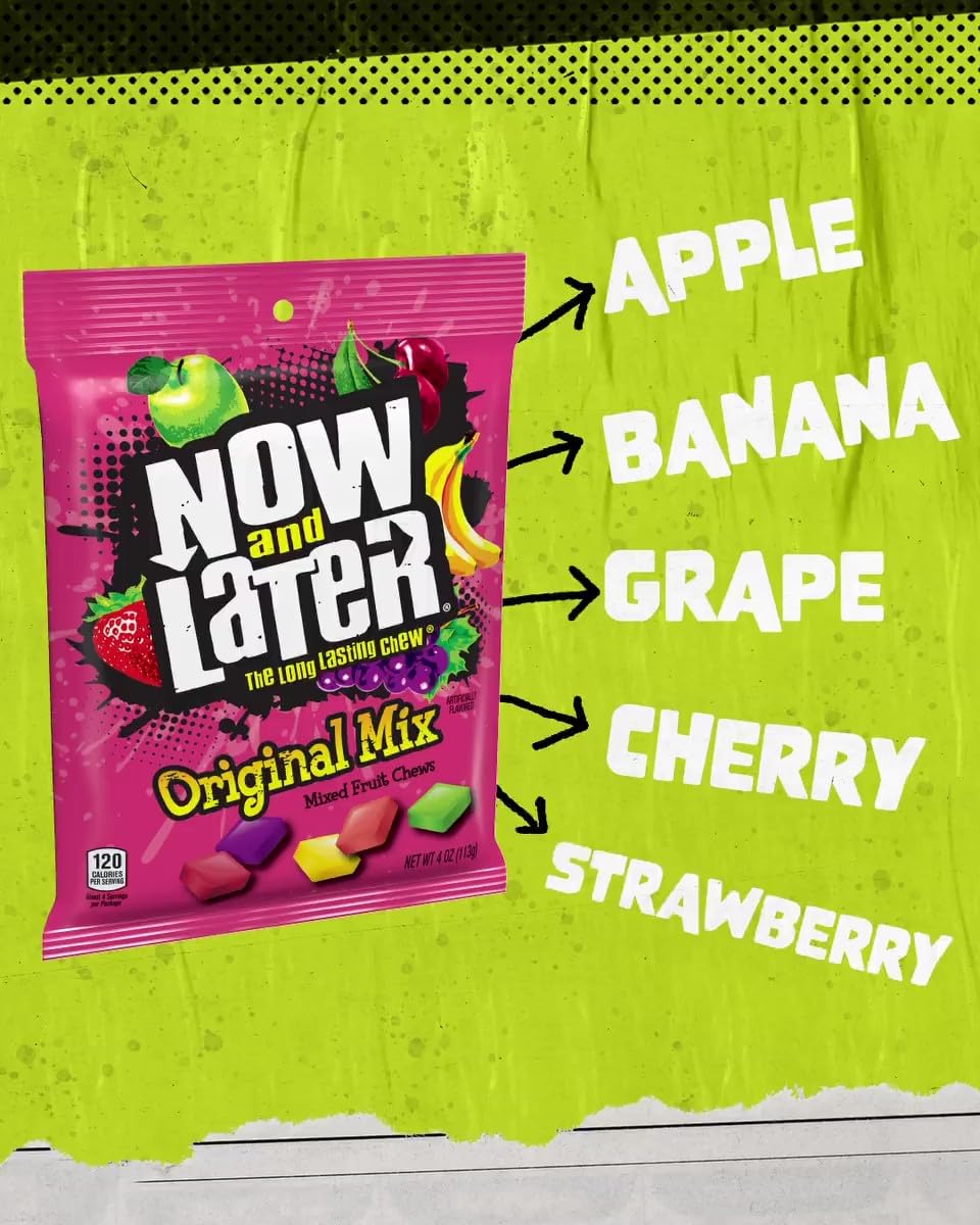 Now & Later - 4 lbs Bag - Original Mixed Bag - Bulk Candy