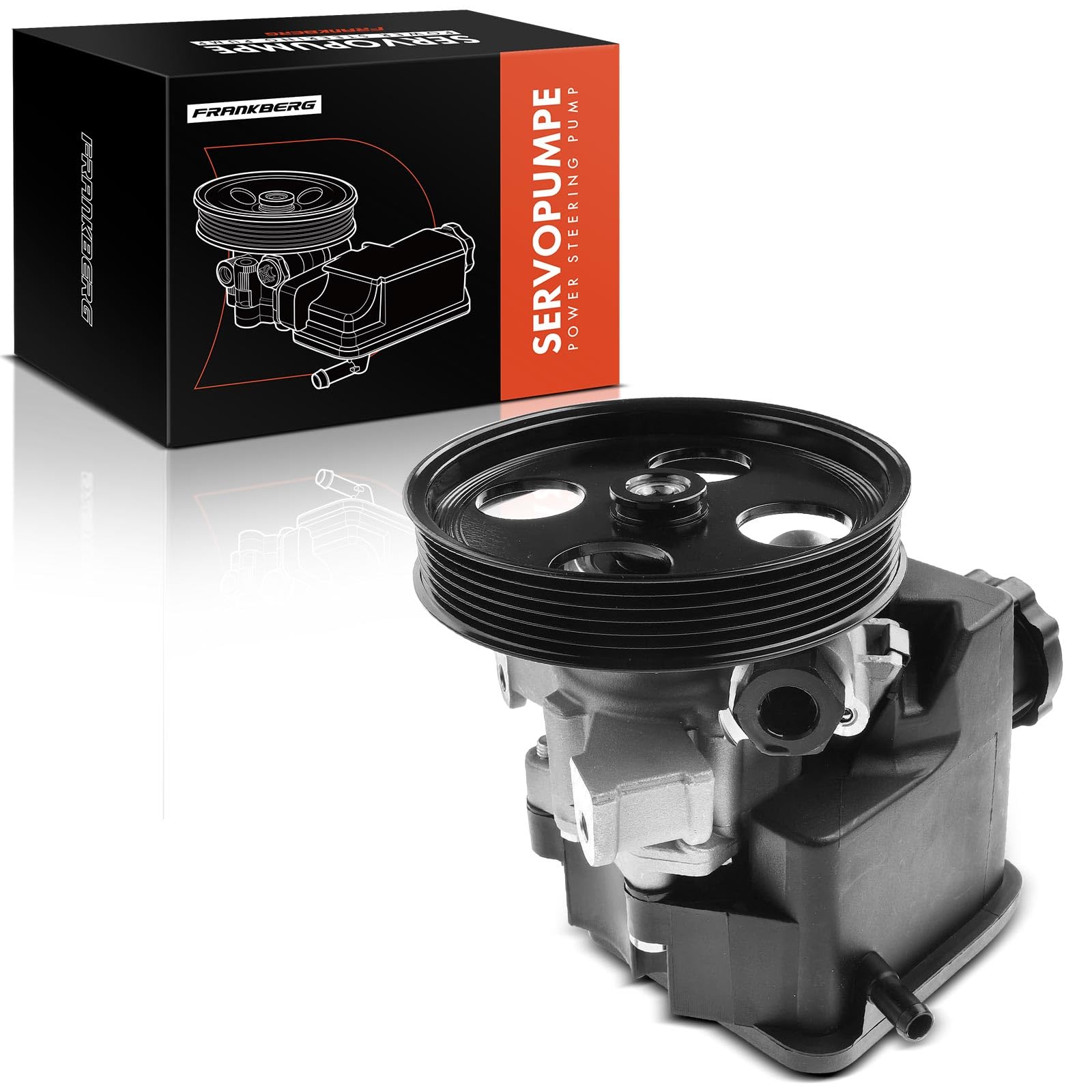 Frankberg Pompa servosterzo Compatibile con Classe E W211 E 200CDi E 220CDi Classe E T-Model S211 E200 CDi E220 T CDi Classe C T-Model S204 C 200CDi C 220CDi Classe C W204 C 200CDi C 220CDi 0044667001