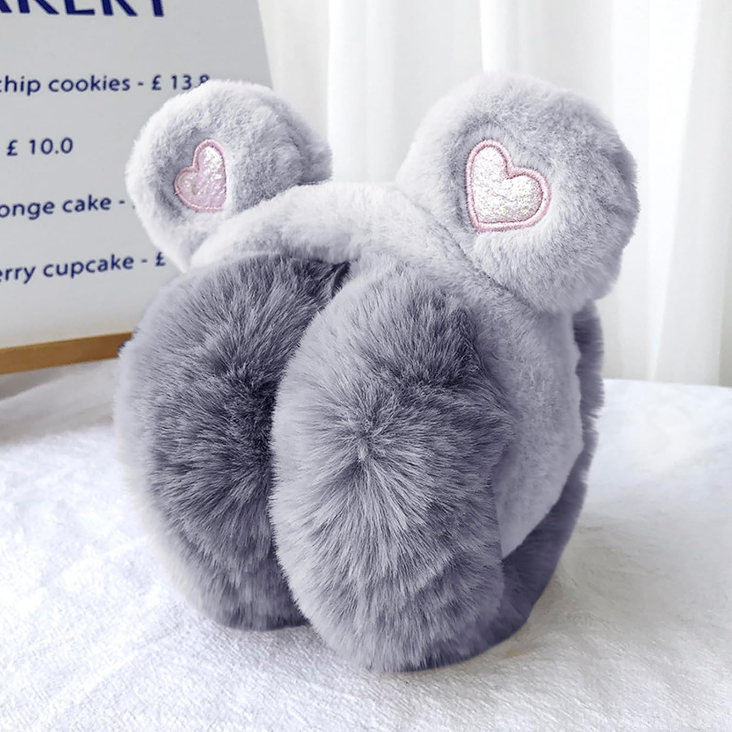 Cute Cartoon Animal Winter Earmuffs Soft Faux Fur Ear Warmers Adjustable for Adults Kids Thermal Plush Ear Muffs - Image 4
