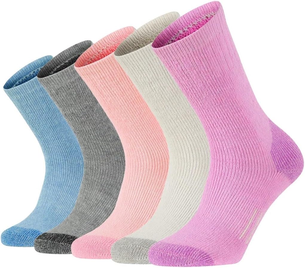 Women Merino Wool Socks Hiking Thermal Trail Crew Socks Boot Winter Thicken Warmest Socks Ski Running Breathable