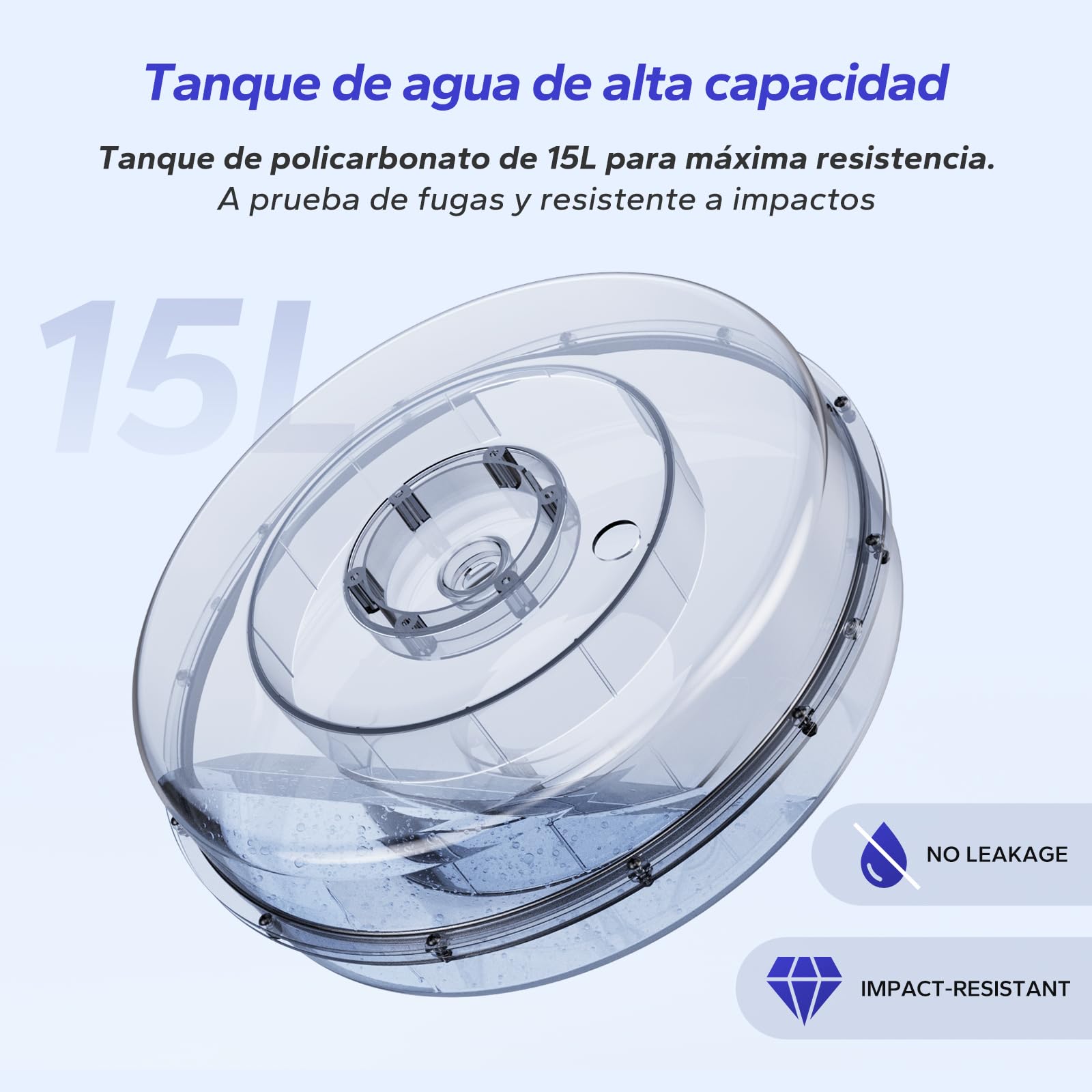 MERACH Remo de Agua para Casa, Máquina de Remo con Resistencia al Agua de 15 L, Conectividad Bluetooth y App, Soporte para iPad, Asiento Ergonómico