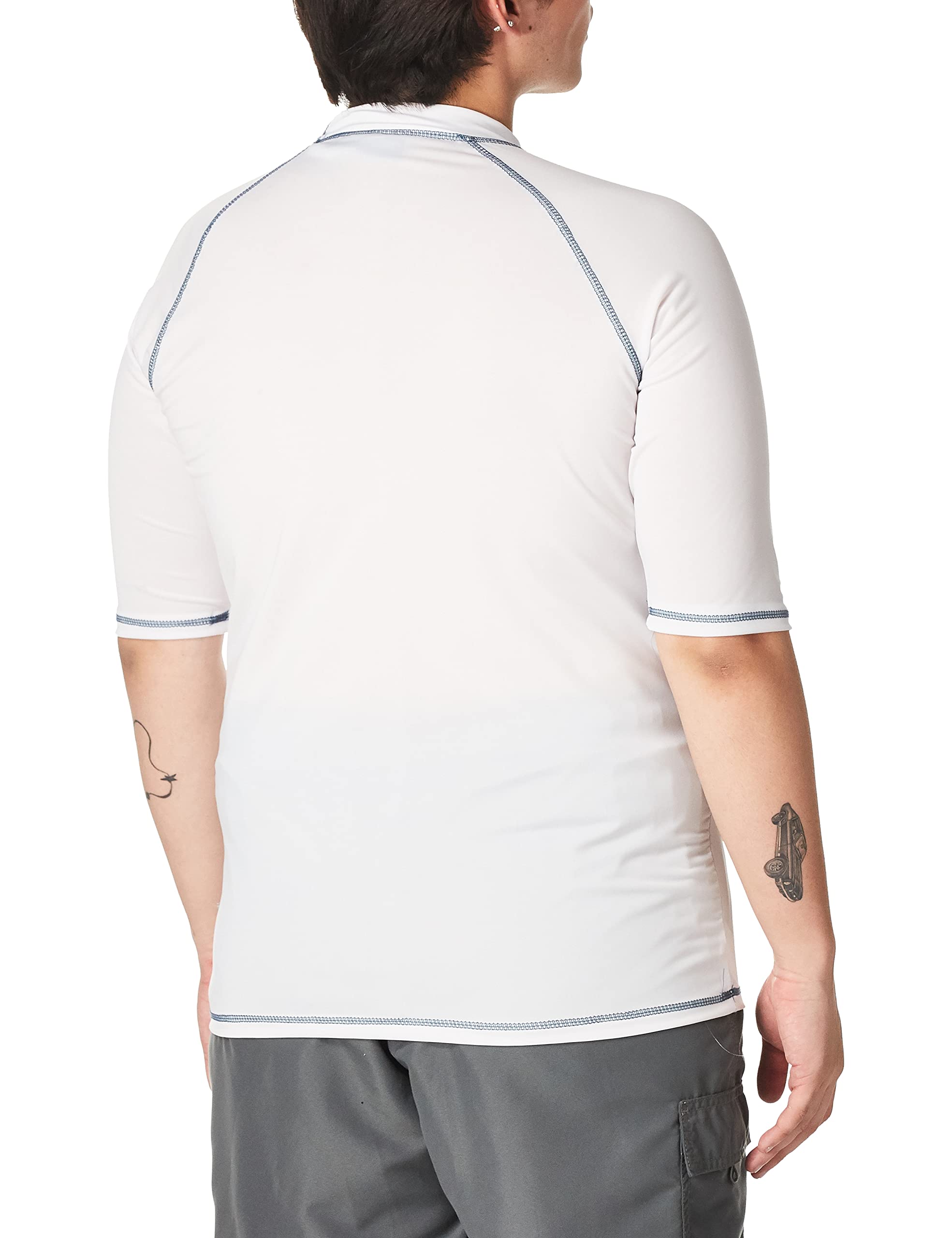Kanu Surf Mercury - Camiseta de natación de Manga Corta con protección Solar UPF 50+ para Hombre