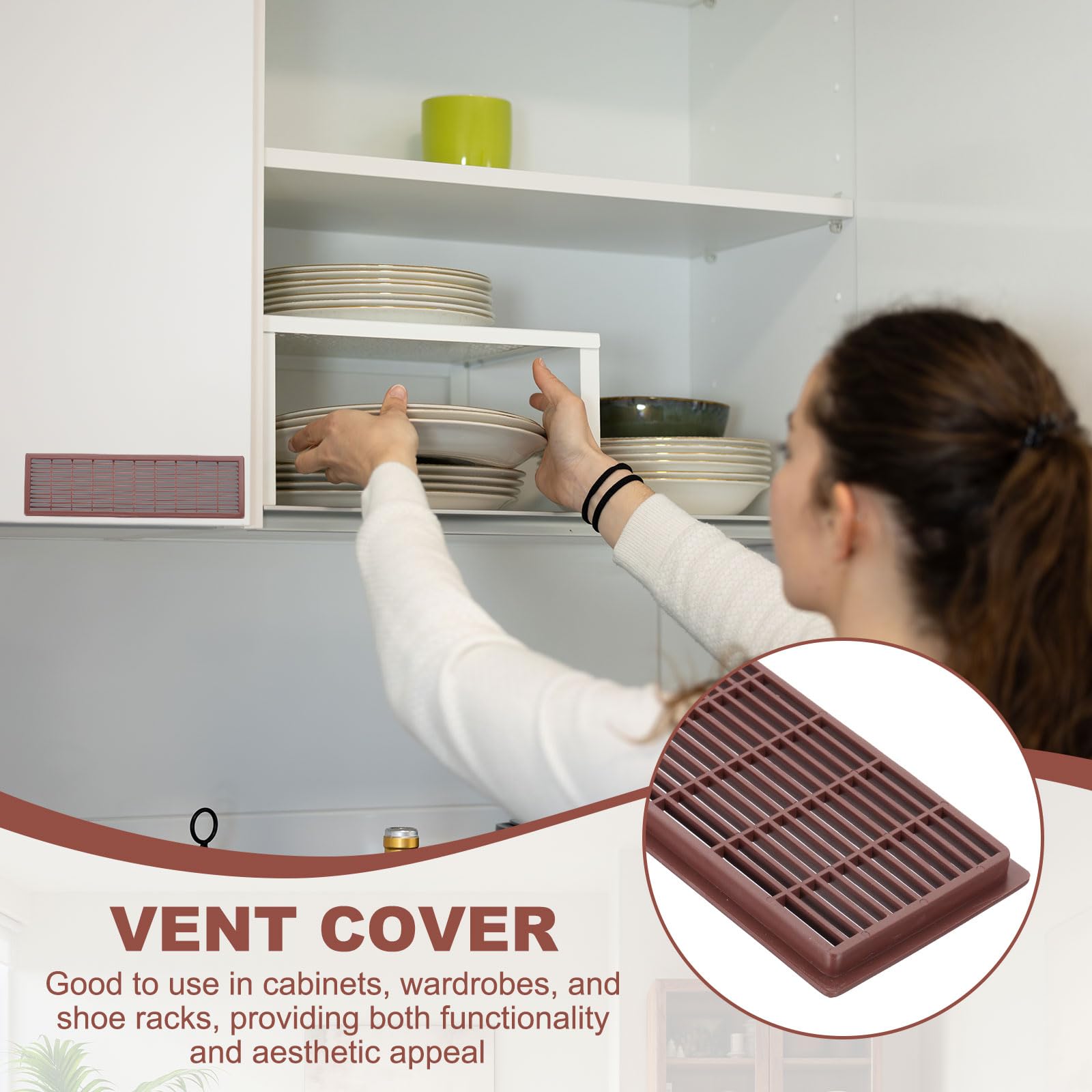 PATIKIL 9 Inch Rectangle Ventilation Grille - Image 4