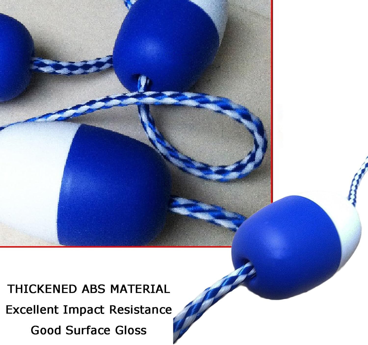 Swimming Pool Safety Divider Rope- Floating Lane Marker Buoy for Shallow Beaches, Durable Pool Separation Line, Ideal for Swim Training and Safety