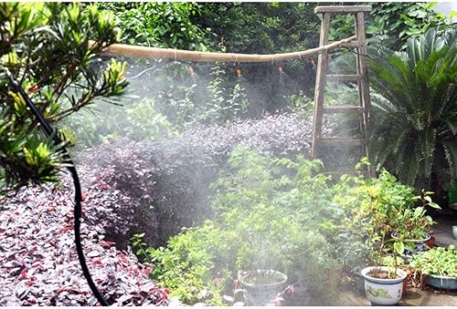 Miniatura 5 de E-outstanding Gotero de micro flujo 12 piezas micro rociador ajustable jardín rociador cabeza atomizadores rociadores riego goteo boquillas de