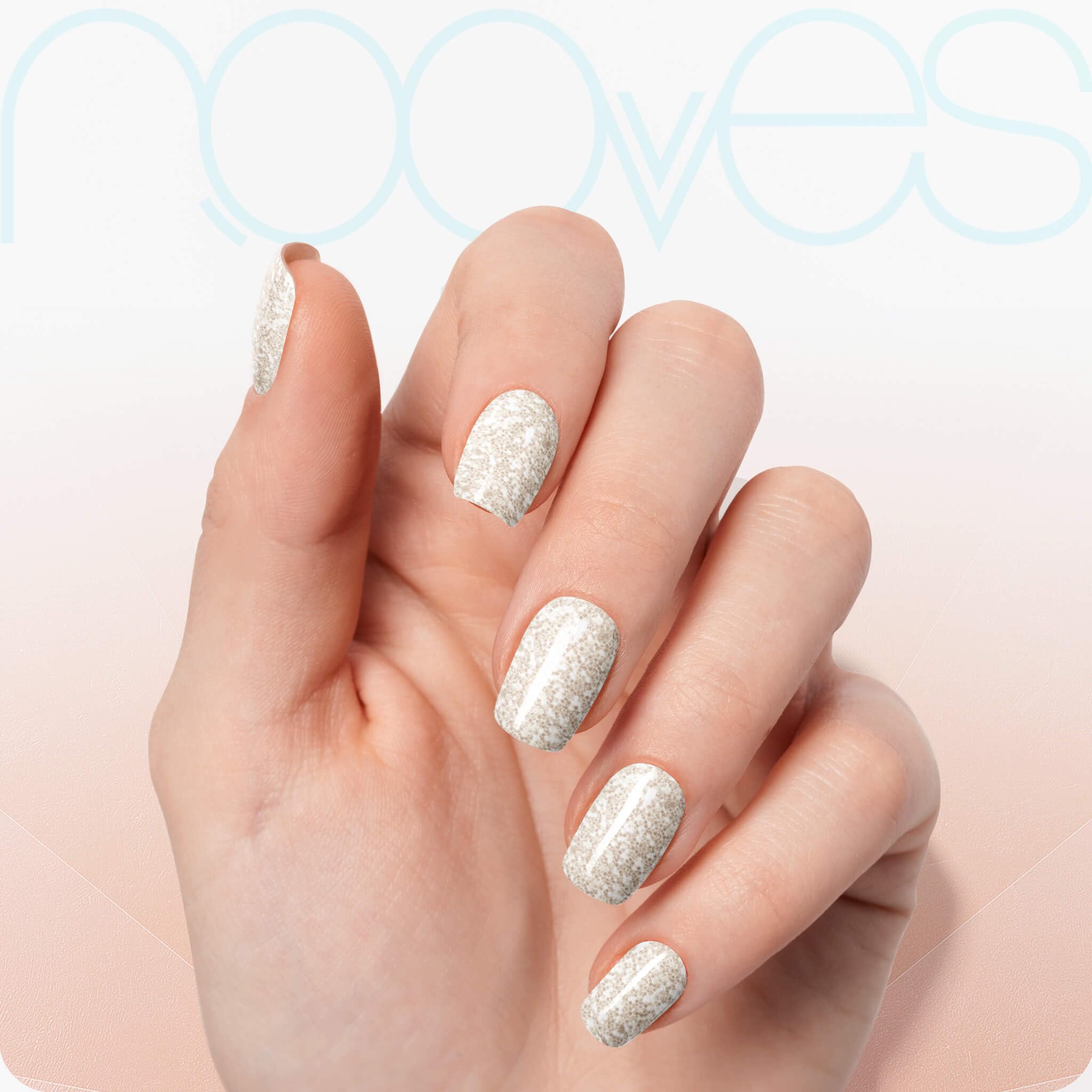 NOOVES Starter Kit: 2 Láminas de Gel + Lámpara Secado + Top Coat + Quartz Dual Stick| 40 uds Beauty Glitter, Semicuradas y Veganas con Lima y Palito de Naranjo
