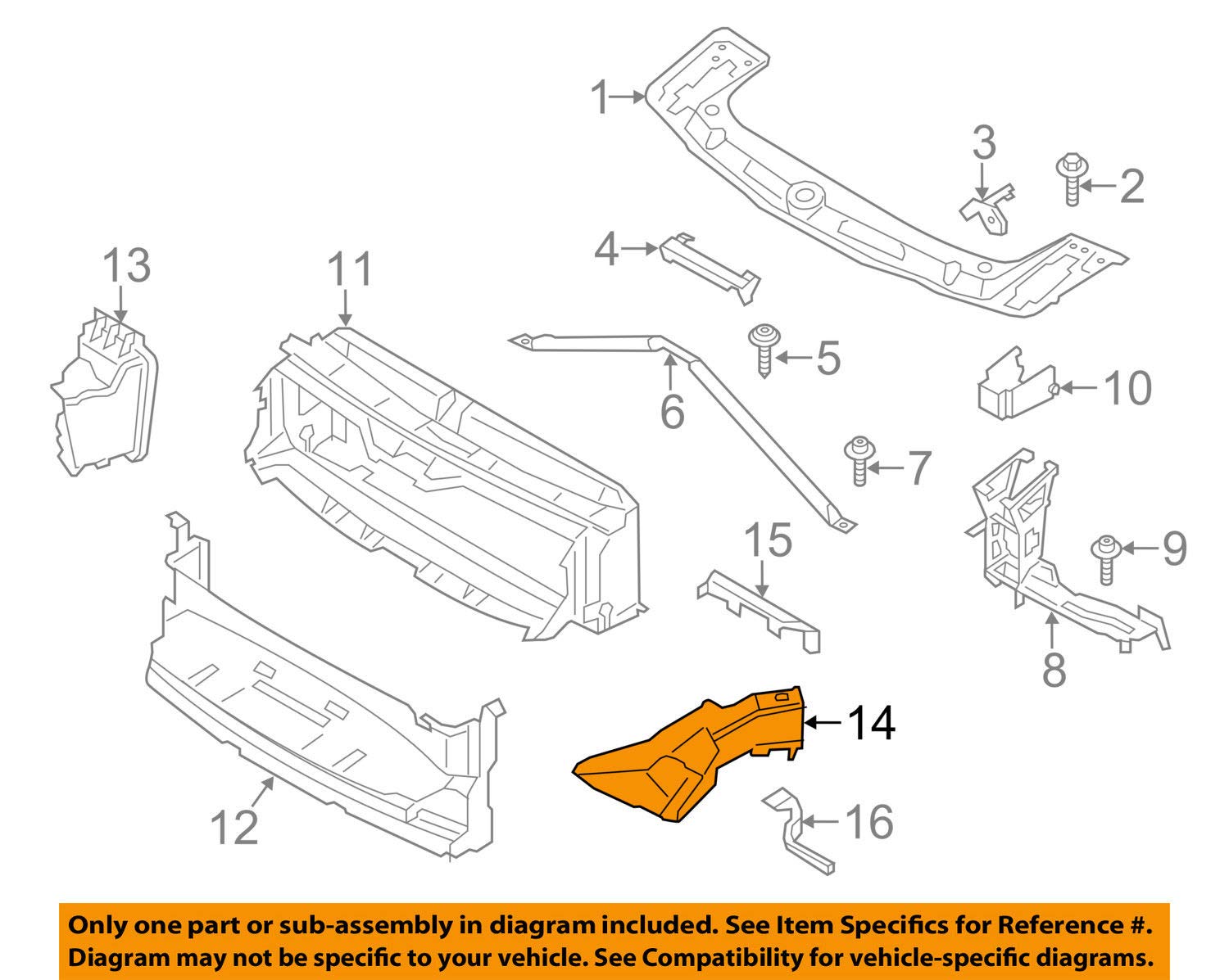 Amazon.com: BMW 51-74-7-255-418 Air Duct Brake, 1 Pack