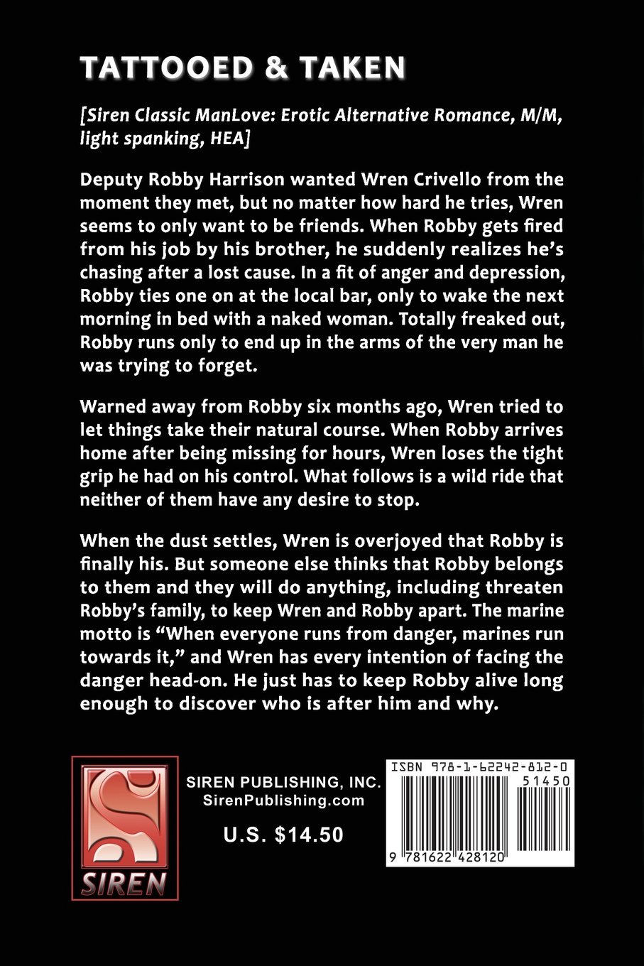Tattooed & Taken [Special Operations 2] (Siren Publishing Classic Manlove)