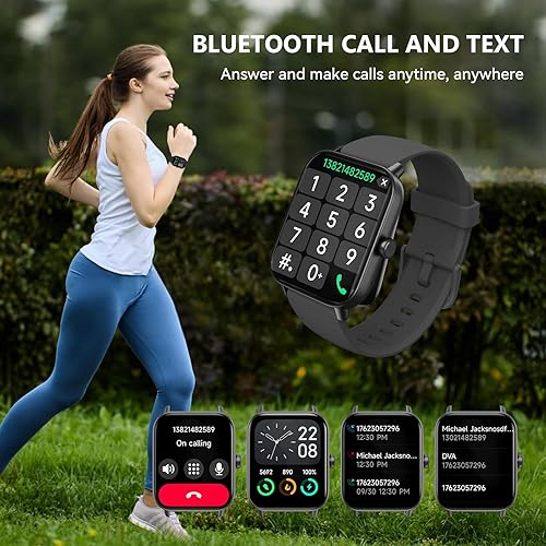 Miniatura 3 de Spürbar Relojes inteligentes para mujeres y hombres (responderhacer llamadas) Alexa incorporado de 1.8 pulgadas. Monitor de frecuencia cardíaca,