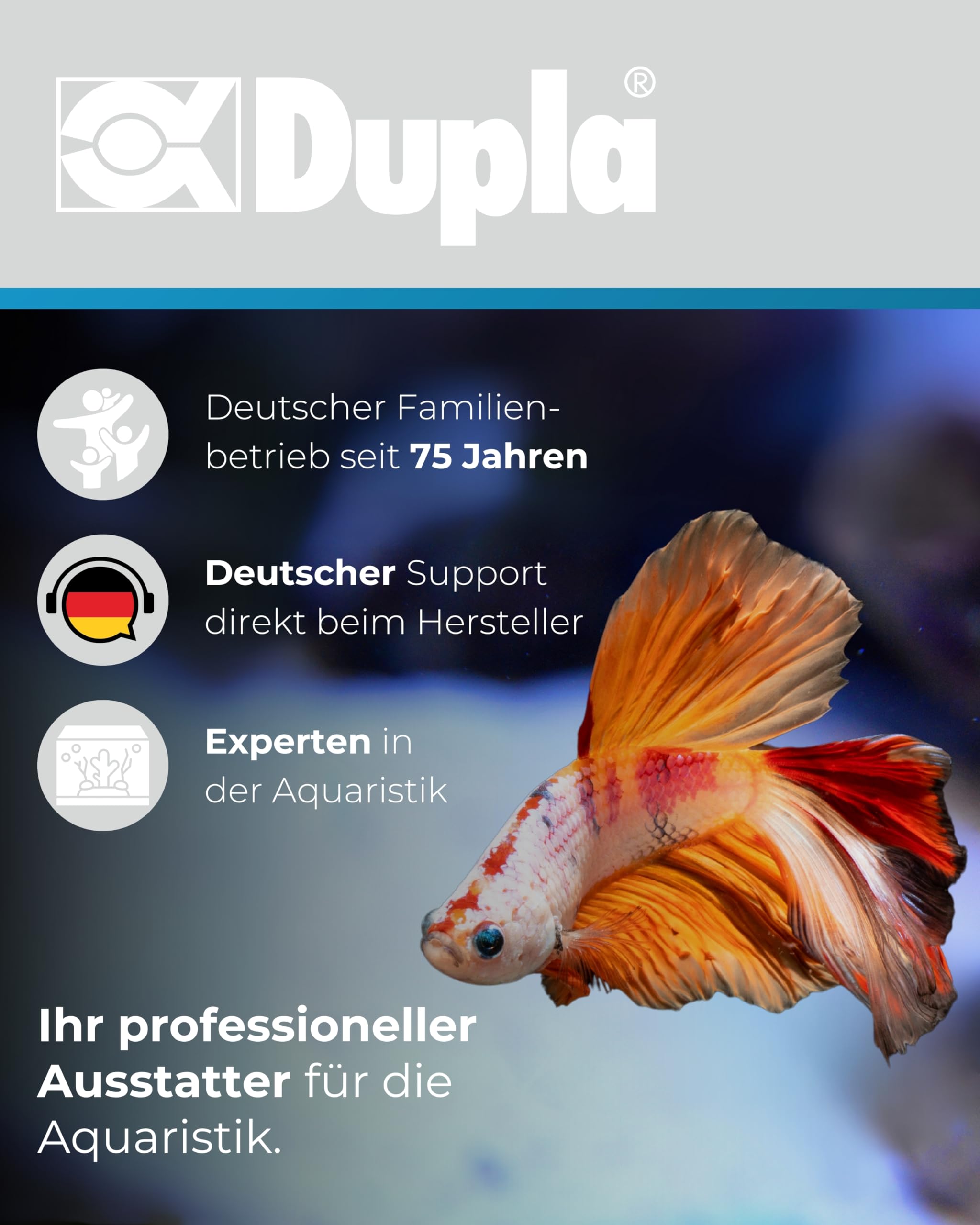 Dupla Profi CO2-Set 250 I Professionelles CO2-System für Aquarien bis 250 l I Präzise CO2-Anlage mit Armatur Pro, Zerstäuber, Dauertest, Silikonschlauch und Plant 24 Dünger