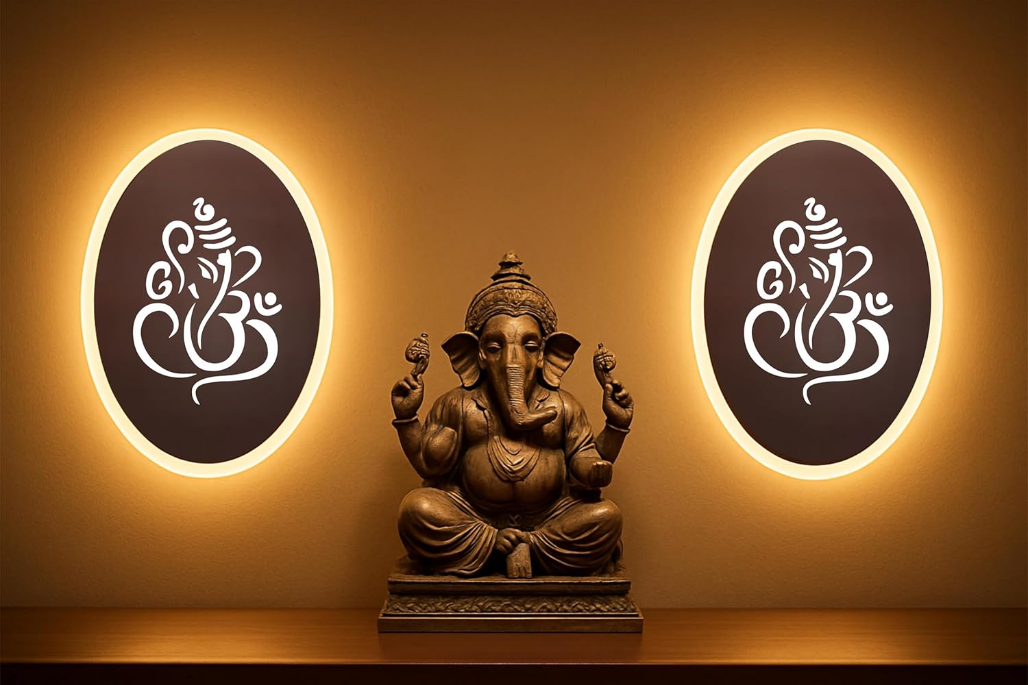 Lamp master Ganpati LED Wall Light - Rose Gold
