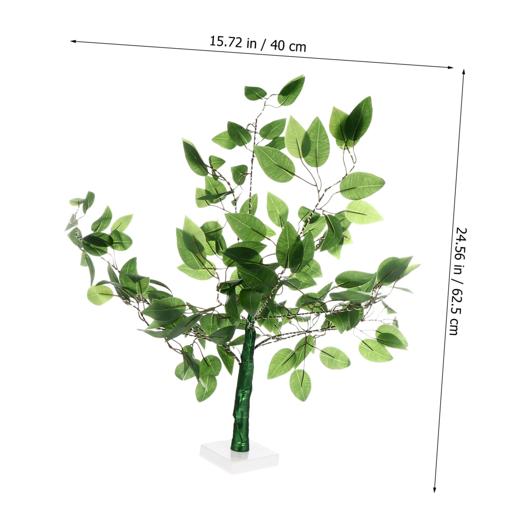 Hemobllo Tree Lamp Ornament Realistic Modeling Light up Tree Decor for Room Layout Home Decor Lamp