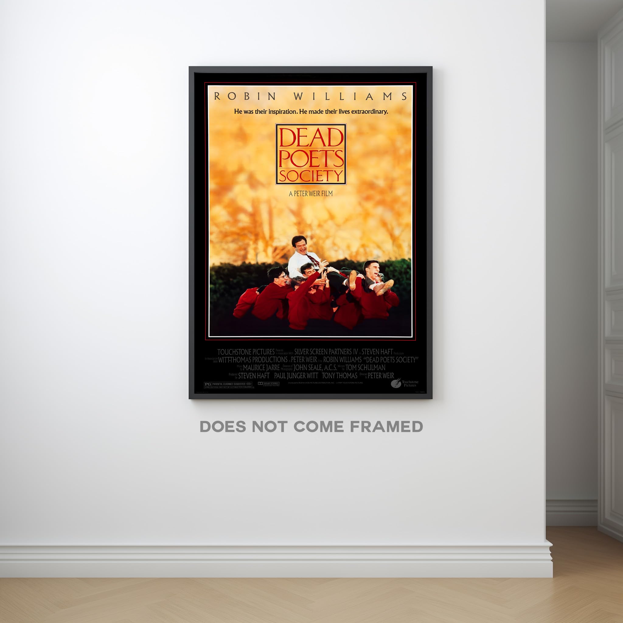 Ydhgebn Vintage-Poster 'Dead Poets Society', Wandkunst, 45 X 30 Cm, Ungerahmter Stil Für Wohnheim