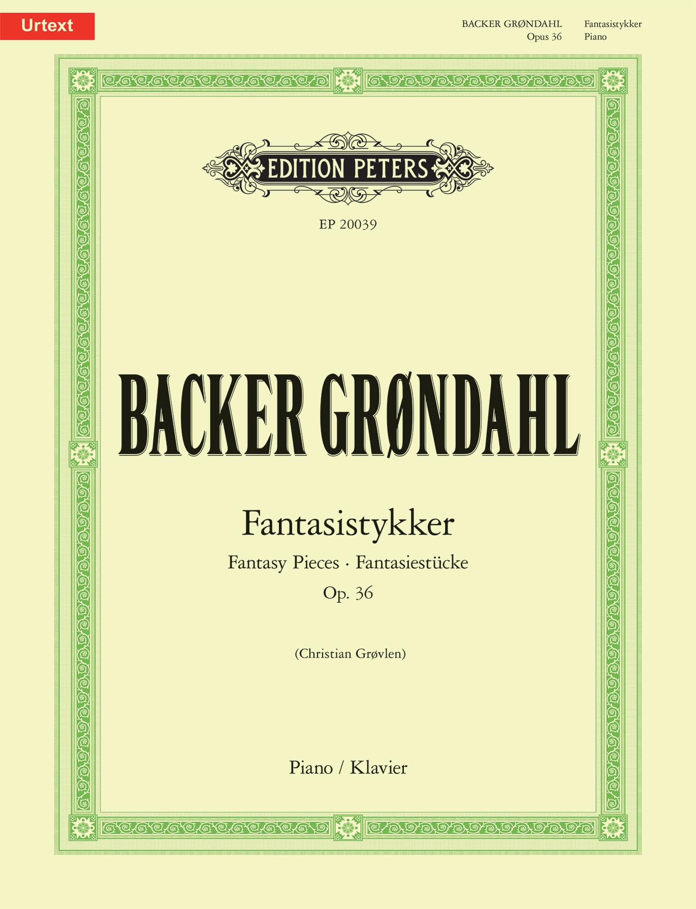 Fantasistykker (Fantasy Pieces) Op. 36