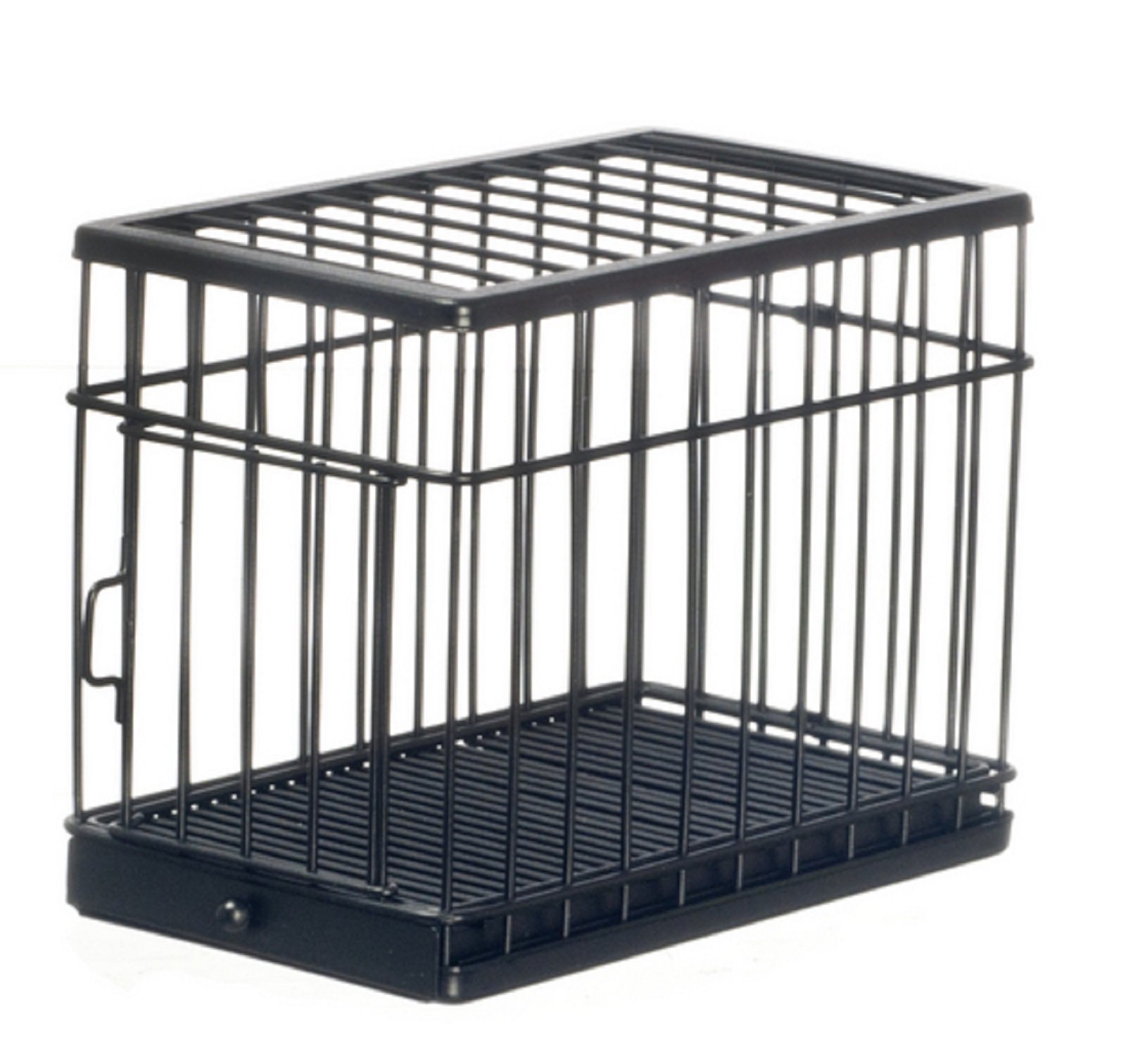 Cage pour chien 1:12 #Eiwf306 accessoire miniature grand format noir