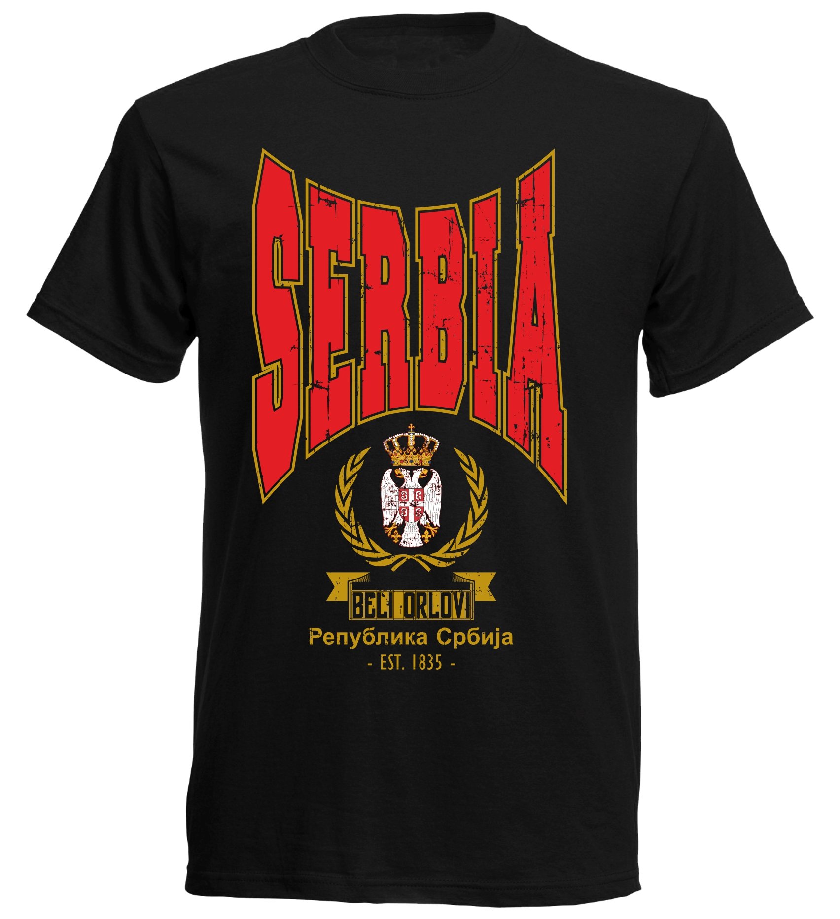 aprom T-Shirt Serbia SC 20 - Vintage SRB Futbol