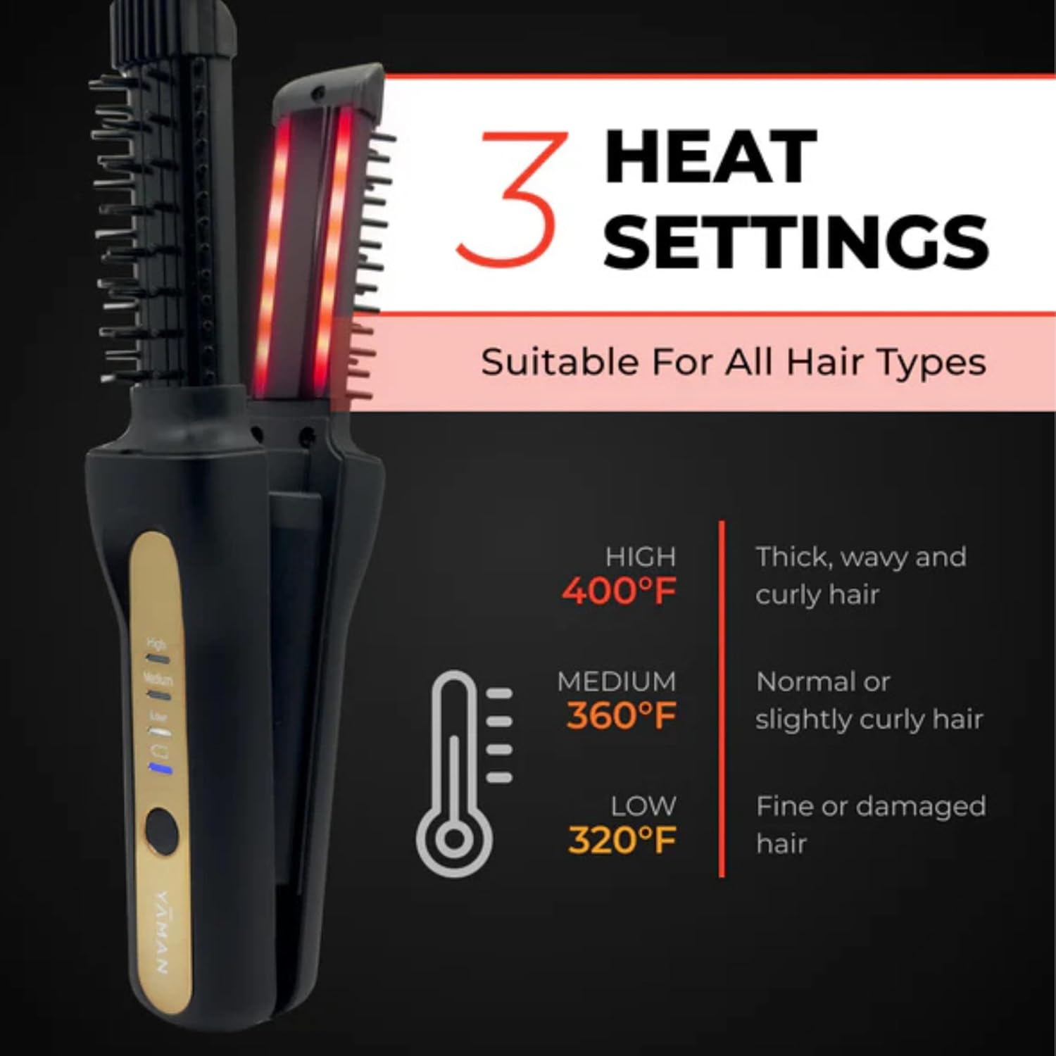 YA-MAN SPA Styler® Cordless Volume + Smooth - Cordless Styling, Reimagined. Hybrid Hot Brush + Flat Iron - Image 7