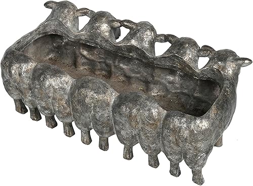 Miniatura 3 de Newman House Studio Maceta de resina para suculentas, macetas creativas de animales para el hogar, jardín, oficina, decoración de escritorio, 13 x