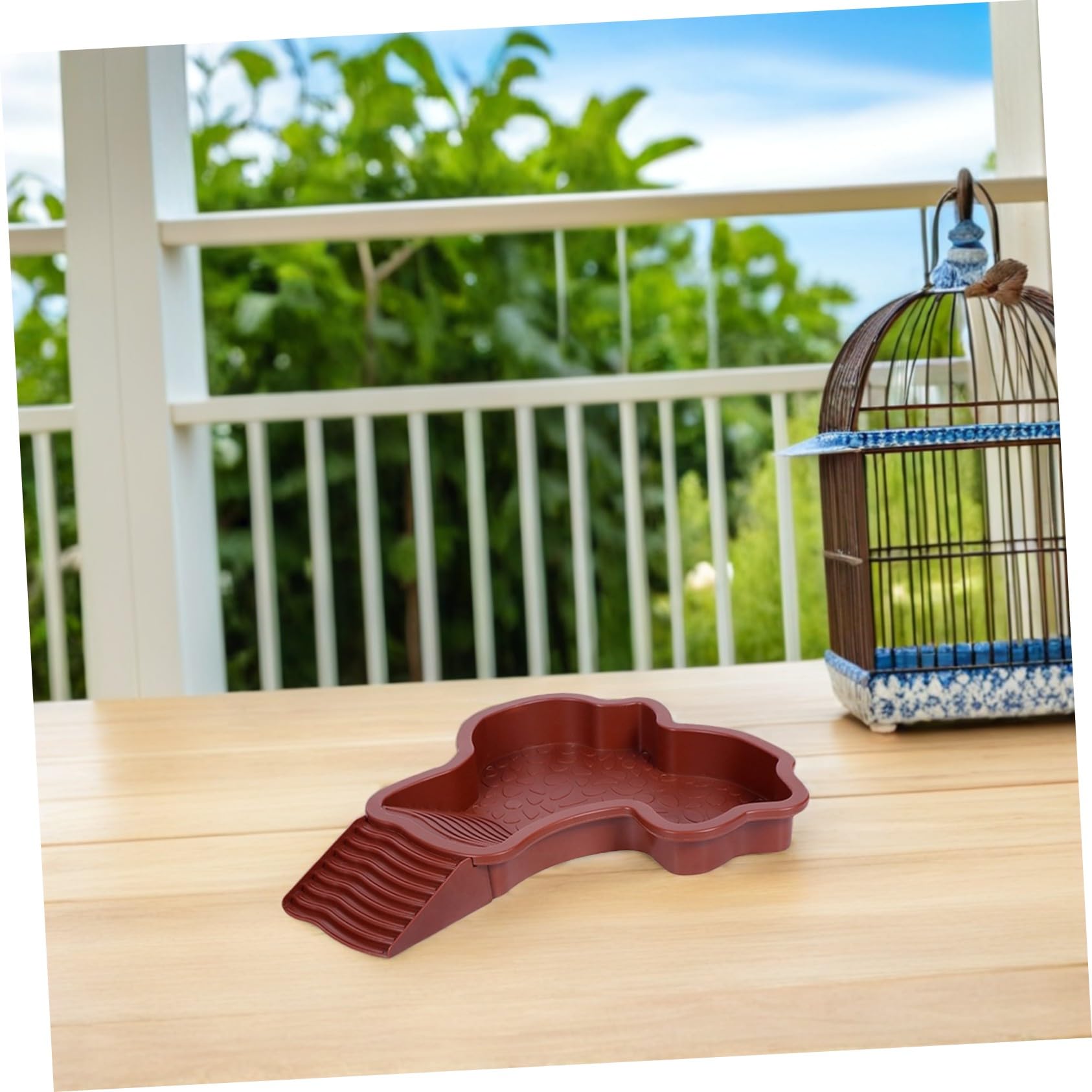 Abaodam 2piezas Plataformas Flotantes para Reptiles Muelle Flotante para Tortugas Piscina Extra Ancha De Aguas Poco Profundas Accesorio para Hábitat De Tortugas con Comedero Incorporado