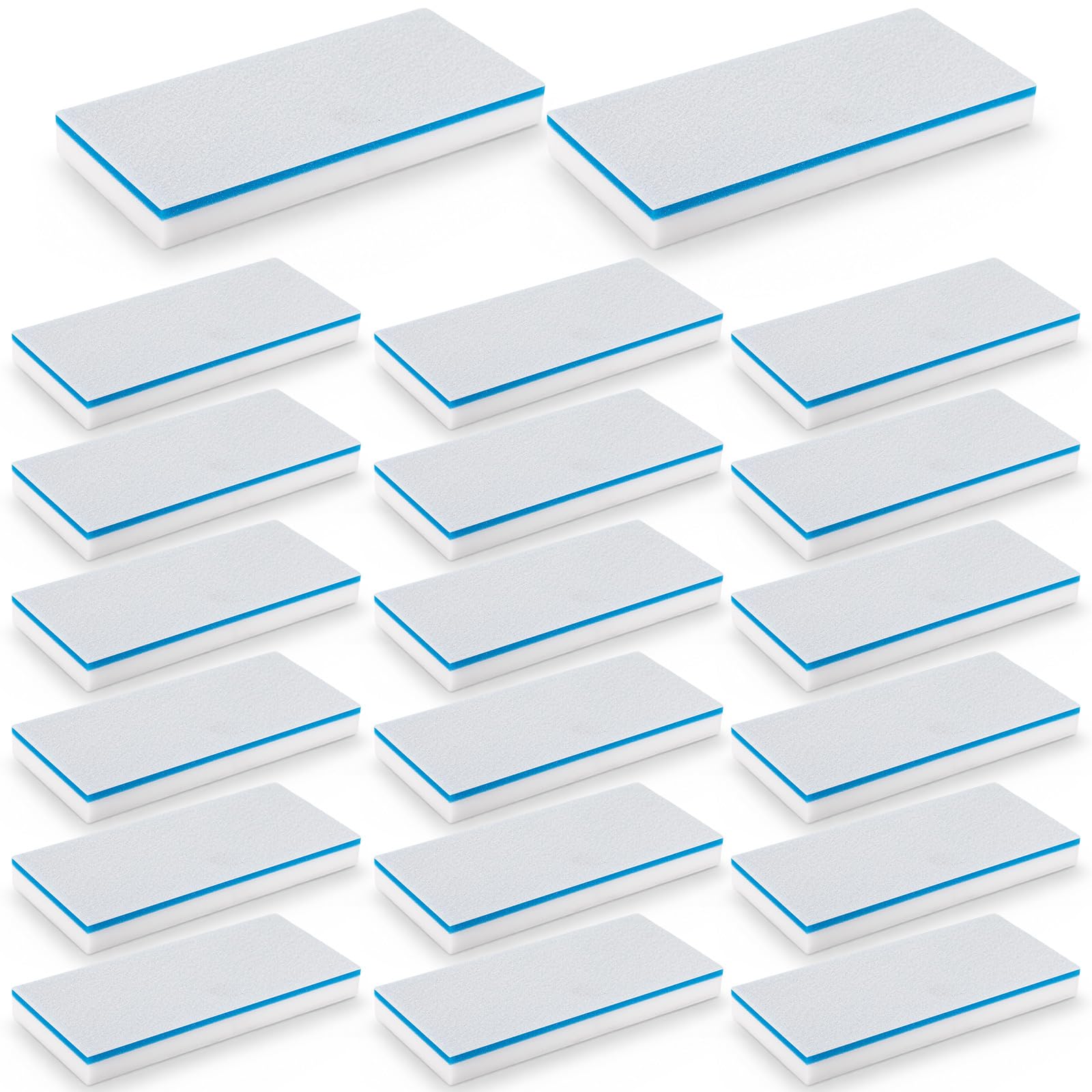 20 Pack Magic Sponge Eraser Mop Pads, 4.5" x 10" x 1"