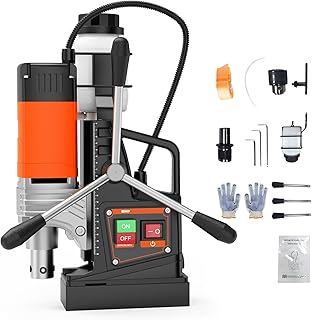 GarveeTech Mag Drill Press, 1750W 2 in Boring Diameter, 2922Lbf Power Portable Magnetic Drill, 810 PRM, Electric Drilling Machine for Metal Surface, Industrial and Home Improvement