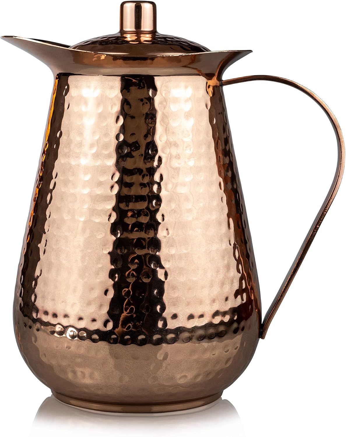 Kosdeg Copper Pitcher With Lid, - 68 Oz, Drink More Water, Lower Your Sugar Intake And Enjoy The Health Benefits