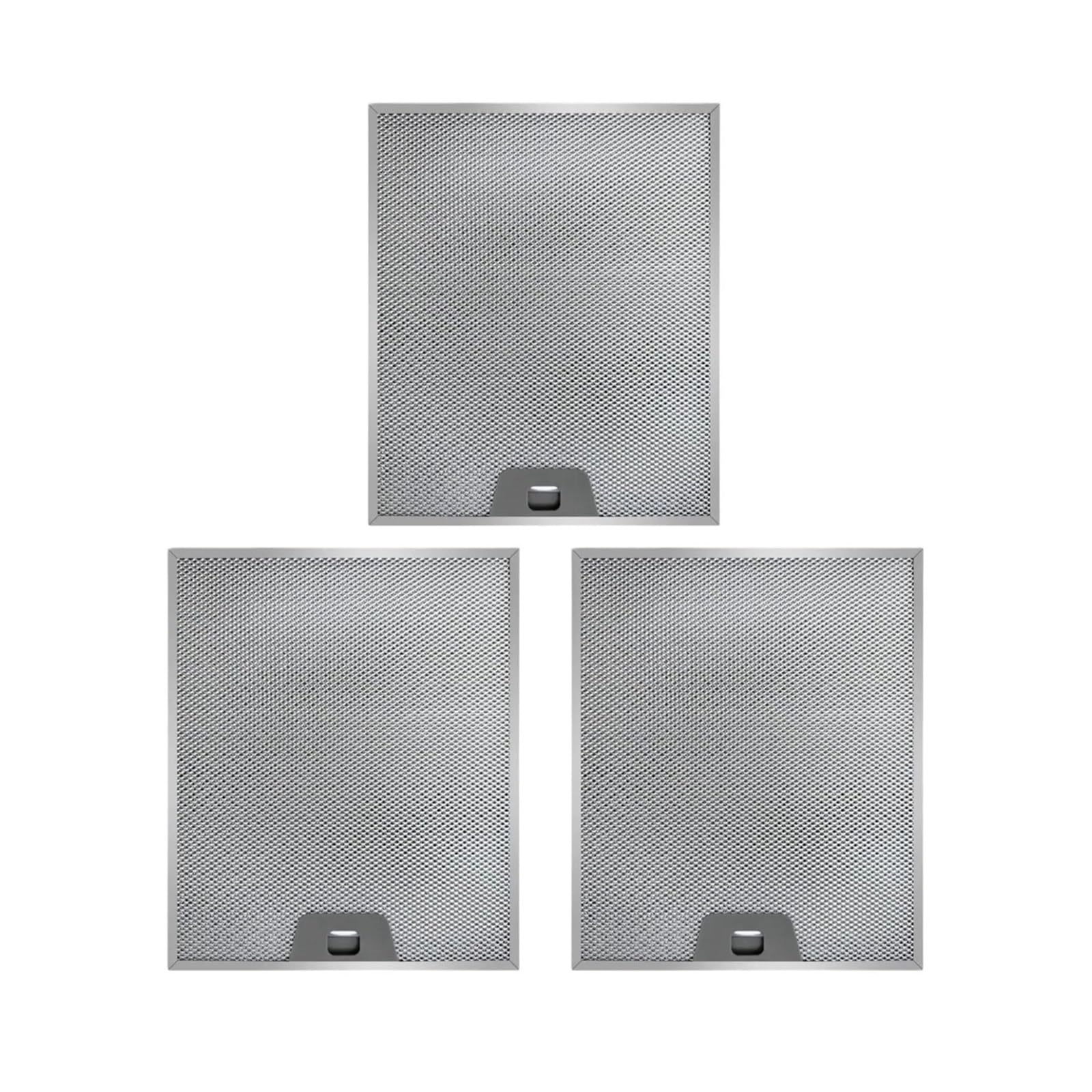 3 X Dunstabzugshauben-Fettfilter Aus Aluminium, Kompatibel Mit GE, JVW5361EJ1ES Mesh Kitchen Vent Gadget Ersatz-Dunstabzugshaubenfilter